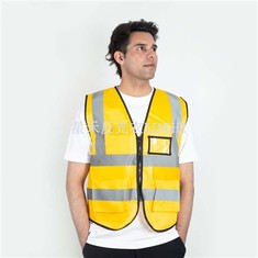 Áo lưới phản quang nhiều túi có thể in nhiều màu tùy chọn