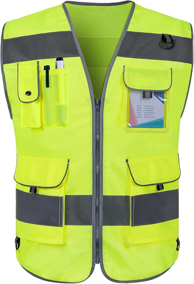 Vest an toàn màu xanh huỳnh quang giá rẻ
