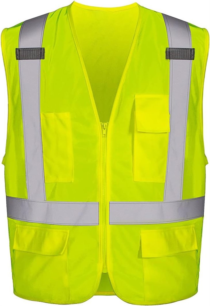 Vest an toàn màu vàng huỳnh quang