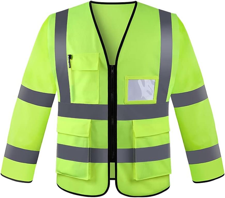 Vest an toàn dài tay có tầm nhìn cao